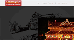 Desktop Screenshot of kshethrasuvidham.com